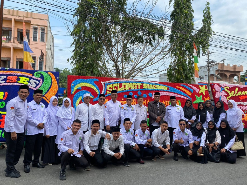 MTsN 3 Deli Serdang mengikuti Hari Amal Bakti (HAB) di Kantor Kemenag Kabupaten Deli Serdang