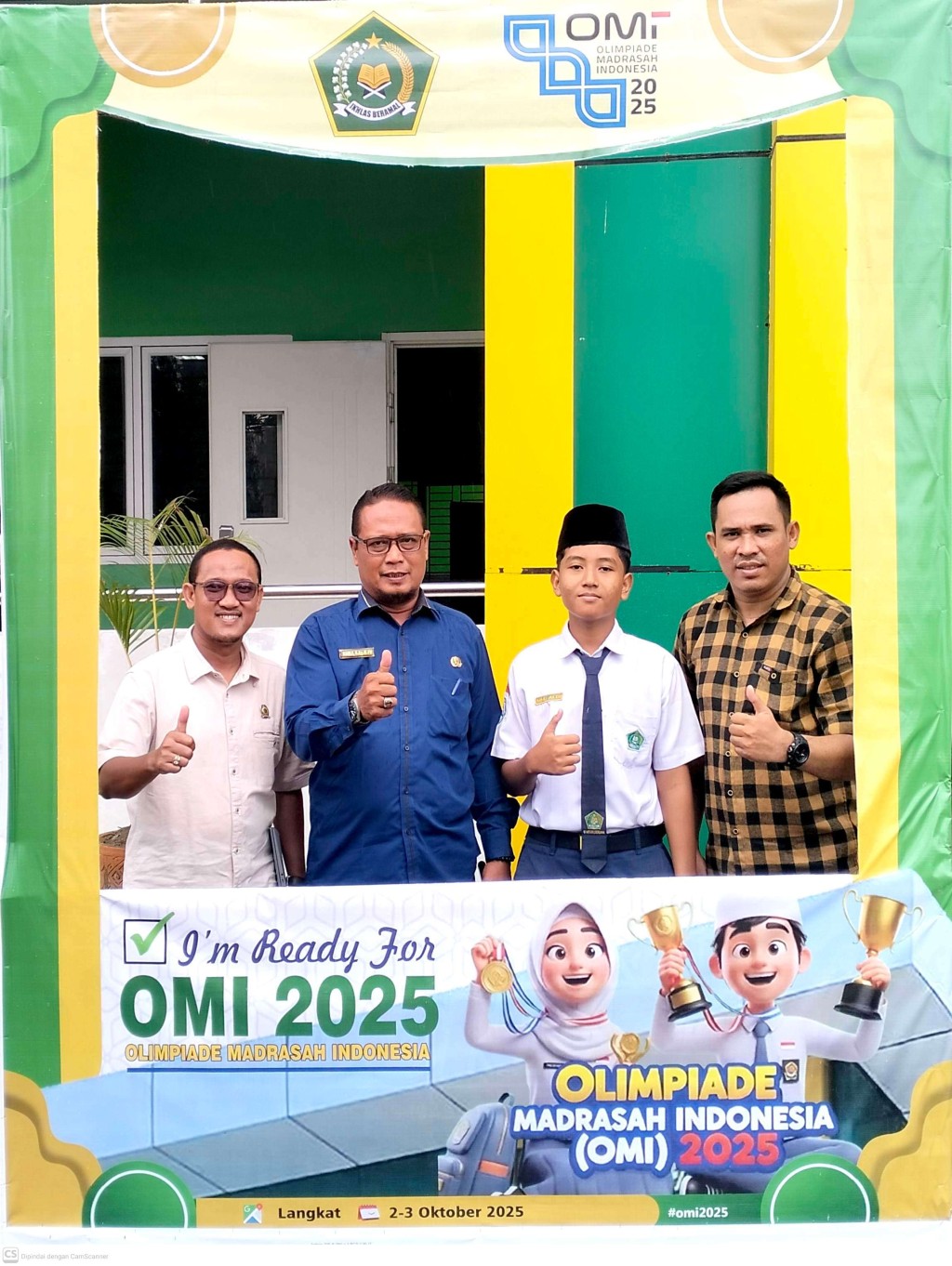 Mhd. Aldi Wakili MTsN 3 Deli Serdang di OMI Tingkat Provinsi