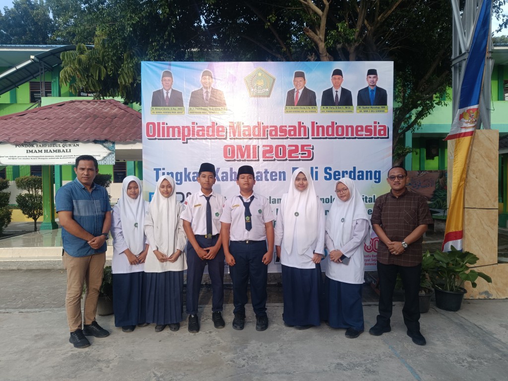MTsN 3 Deli Serdang Kirim 6 Siswa Ikuti OMI Tingkat Kabupaten/Kota