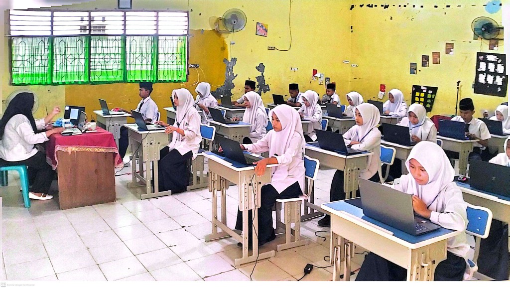 MTsN 3 Deli Serdang Gelar Ujian Tes Kemampuan Akademik (TKA)
