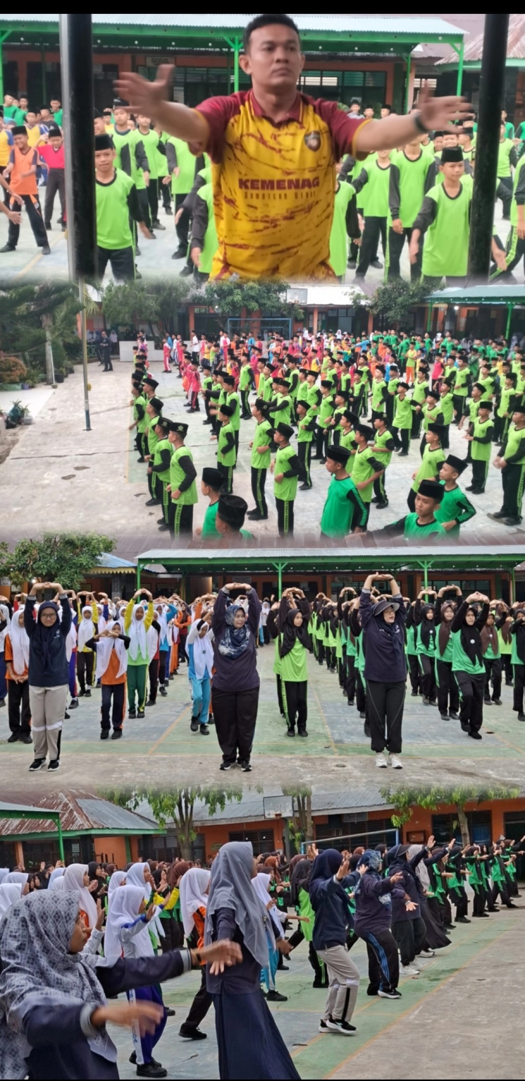 Bangun Semangat Hidup Sehat, MTsN 3 Deli Serdang Laksanakan Senam Pagi Perdana Tahun Pelajaran 2026/2027